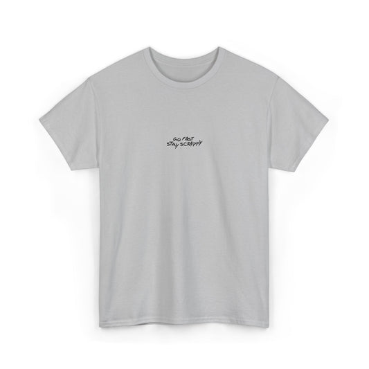 Go Fast, Stay Scrappy T-Shirt Embroidered